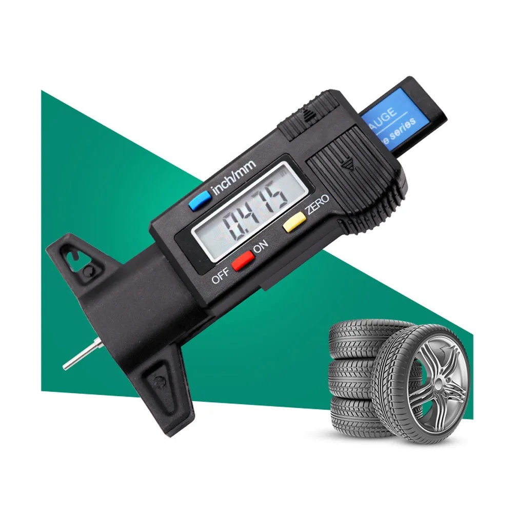 High precision digital display tire pattern depth gauge automobile tire wear detection free shipping
High precision digital display tire pattern depth gauge automobile tire wear detection free shipping