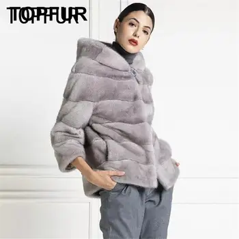 TOPFUR Genuine Leather Jacket With Fur Hooded Winter Coat Women Gray Jacket Women Plus Size Real Fur Coat Women Mink Fur Jacket
TOPFUR Genuine Leather Jacket With Fur Hooded Winter Coat Women Gray Jacket Women Plus Size Real Fur Coat Women Mink Fur Jacket
