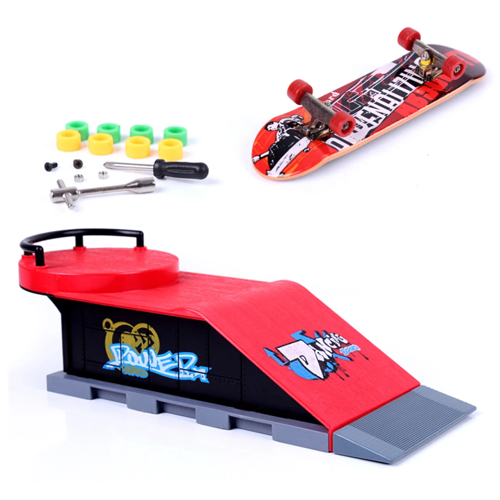 Mini Skateboard and Ramp Accessories Cool Sports Finger Board Kids Toy Game Model Set
Mini Skateboard and Ramp Accessories Cool Sports Finger Board Kids Toy Game Model Set