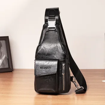 Fashion Casual Men Messenger Shoulder Bag Portable PU Leather Outdoor Travel Crossbody Chest Bags Large Capacity Men's Bags Pack
Fashion Casual Men Messenger Shoulder Bag Portable PU Leather Outdoor Travel Crossbody Chest Bags Large Capacity Men's Bags Pack