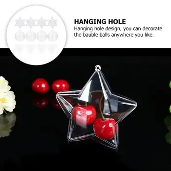 15Pcs Bath Bomb Mold Christmas Decor Clear Plastic Balls Bauble (Transparent )
15Pcs Bath Bomb Mold Christmas Decor Clear Plastic Balls Bauble (Transparent )