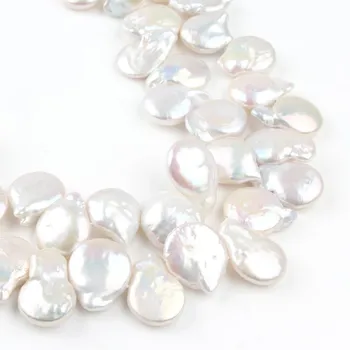 13-18mm Natural Irregular White Baroque Freshwater Pearl Beads Hammer Water Drop Bead For Jewelry Making Diy Wowen Bracelets 15"
13-18mm Natural Irregular White Baroque Freshwater Pearl Beads Hammer Water Drop Bead For Jewelry Making Diy Wowen Bracelets 15"