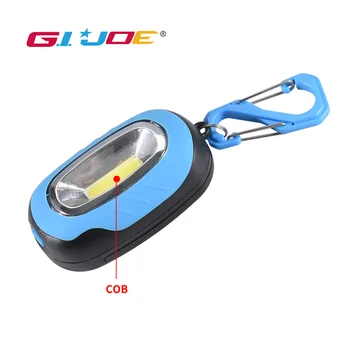 GIJOE large led keychain light cob flashlight waterproof use 3*AAA battery 4 modes with hook magnetic portable spotlight plastic
GIJOE large led keychain light cob flashlight waterproof use 3*AAA battery 4 modes with hook magnetic portable spotlight plastic