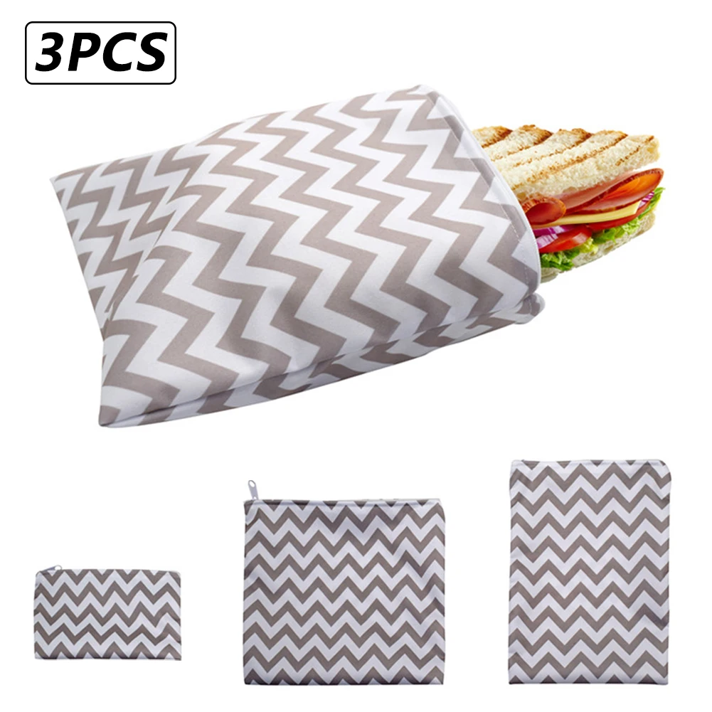 3PCS Reusable Snack Bags Sandwich Bread Waterproof Bag Eco-friendly Bag Heating Pastry Tools For Camping Travel Hiking 35p
3PCS Reusable Snack Bags Sandwich Bread Waterproof Bag Eco-friendly Bag Heating Pastry Tools For Camping Travel Hiking 35p