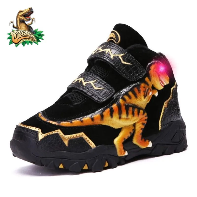 Dinoskulls Children 2020 New Autumn Winter Boots Boys T-rex LED Mid-Calf Fashion Warm With Plush Light Kids Sports Outdoor Shoes
Dinoskulls Children 2020 New Autumn Winter Boots Boys T-rex LED Mid-Calf Fashion Warm With Plush Light Kids Sports Outdoor Shoes