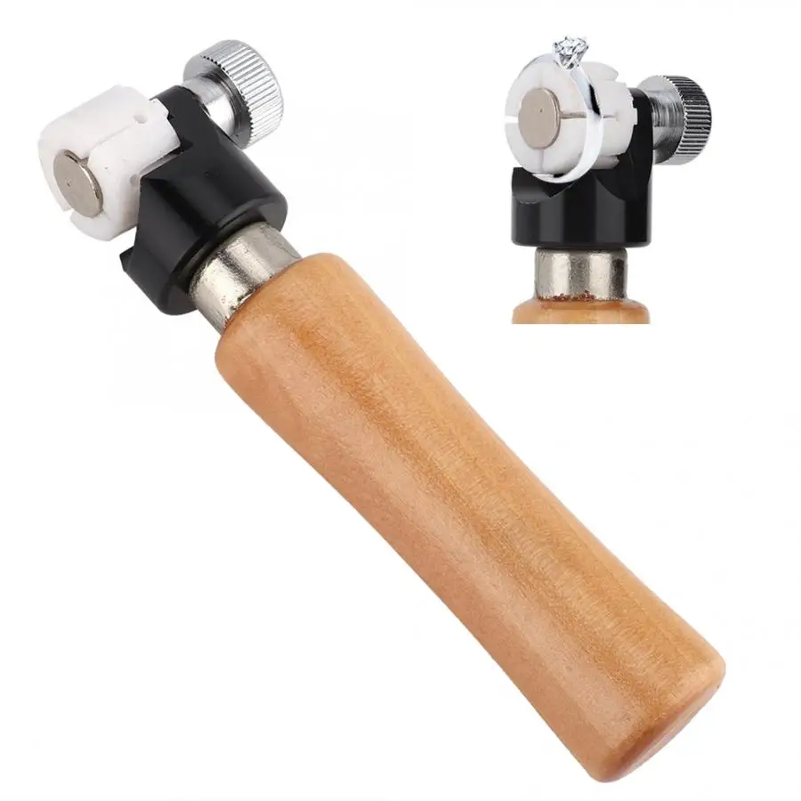 Ring Inlaying Fixture Tool Wood Handle Ring Jewelry Clamp Setting Set Gold Jewelry Processing Fixing Making Tool for Jeweler
Ring Inlaying Fixture Tool Wood Handle Ring Jewelry Clamp Setting Set Gold Jewelry Processing Fixing Making Tool for Jeweler