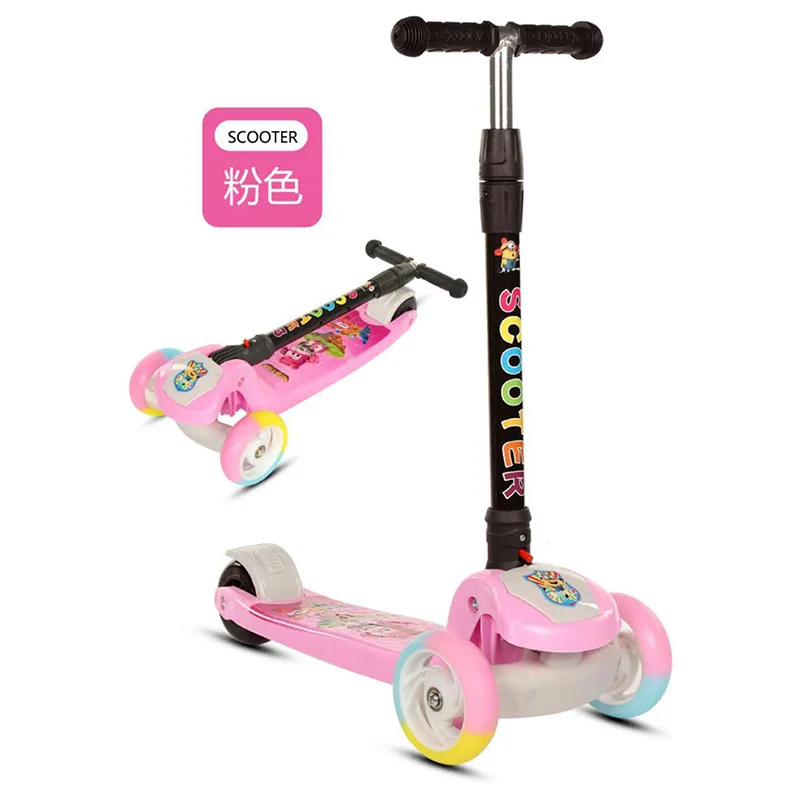 

Three-wheeled Scooter Sliding Toy Juvenile Pedal Scooter Kid Kick Scooter Ride on Toys Trikes Triciclo Infantil 3 Rodas