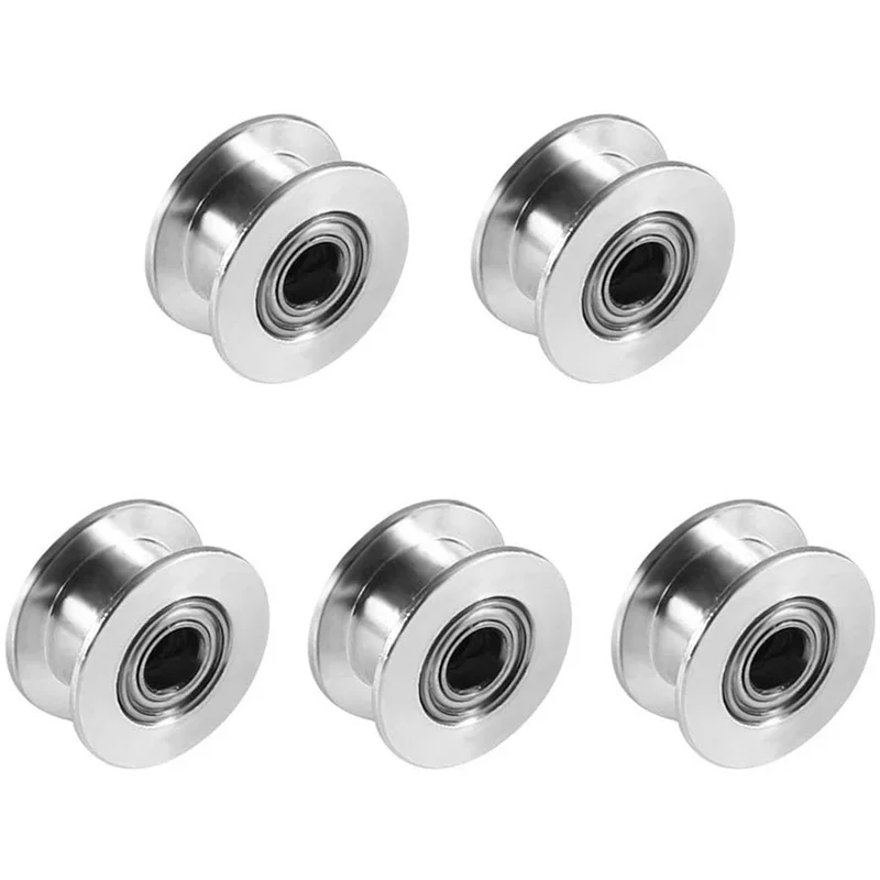 5pcs GT2 5mm Bore Aluminum Toothless Timing Belt Idler Pulley with Bearing for 3D Printer Accessories Belt Width 6mm Timing Belt
5pcs GT2 5mm Bore Aluminum Toothless Timing Belt Idler Pulley with Bearing for 3D Printer Accessories Belt Width 6mm Timing Belt