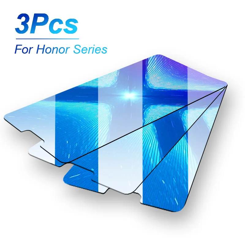 Фото 3Pcs Protective Glass for Huawei P30 Lite Pro Screen Protector P20 Mate 20 30 P Smat Z 2019 Tempered | Мобильные телефоны и