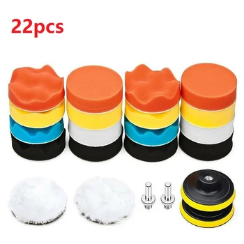 22pcs 3" Buffing Waxing Polishing Sponge Pads Kit Set For Car Polisher Drill 100% Brand New Clean And Improve Brightness
22pcs 3" Buffing Waxing Polishing Sponge Pads Kit Set For Car Polisher Drill 100% Brand New Clean And Improve Brightness