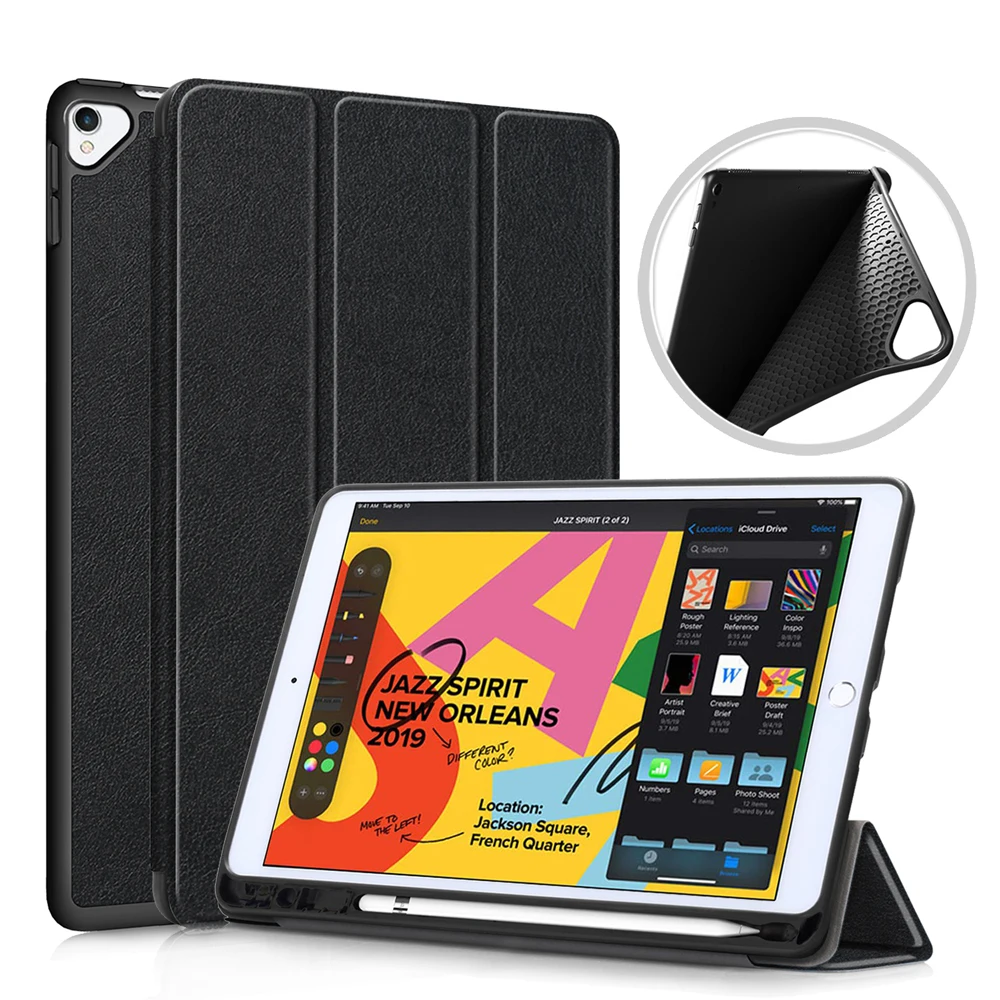 Fashion slim Case for iPad 10.2 2019 PU Leather Folding Stand Cover for iPad Air 3 and iPad Pro 10.5 Tablet Case
Fashion slim Case for iPad 10.2 2019 PU Leather Folding Stand Cover for iPad Air 3 and iPad Pro 10.5 Tablet Case