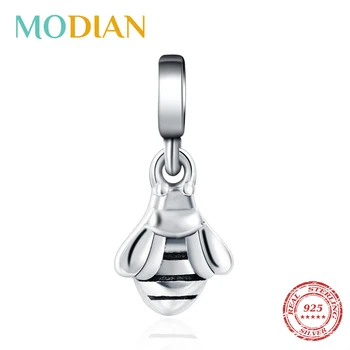 Modian 2020 New Fashion Cute Bee Dangle Beards 100% 925 Sterling Silver Tiny Charms For Women Fit ME Bracelets & DIY Jewelry
Modian 2020 New Fashion Cute Bee Dangle Beards 100% 925 Sterling Silver Tiny Charms For Women Fit ME Bracelets & DIY Jewelry