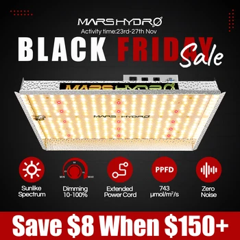 Mars Hydro TS 1000W LED Grow Light Full Spectrum Best for Hydro Plant Veg Flower Hydroponics
Mars Hydro TS 1000W LED Grow Light Full Spectrum Best for Hydro Plant Veg Flower Hydroponics