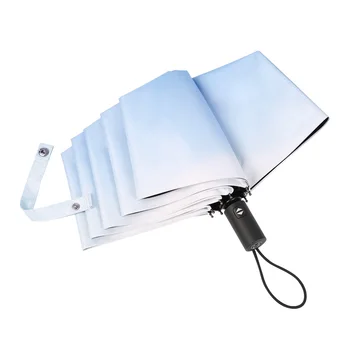 Portable 3 Fold Automatic Black Coating Folding Umbrella Uv Protection Rain Sun Umbrella Windproof Household Umbrella U6B
Portable 3 Fold Automatic Black Coating Folding Umbrella Uv Protection Rain Sun Umbrella Windproof Household Umbrella U6B
