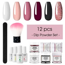 12-piece manicure set, manicure starter set, home salon, no baking lamp, moisturizing powder, full set of French nails
12-piece manicure set, manicure starter set, home salon, no baking lamp, moisturizing powder, full set of French nails