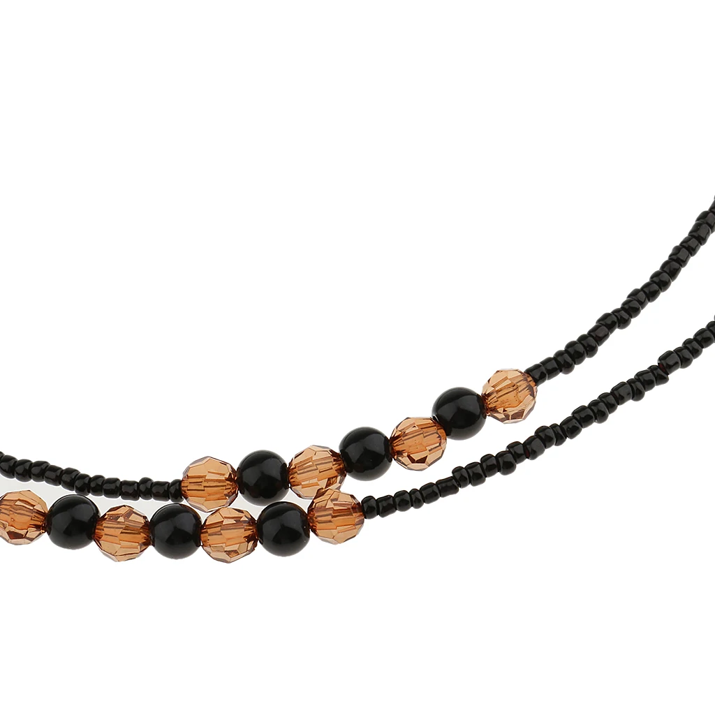 Fashion Black Beads Long Glasses Chain Eyeglasses Lanyard Cord Neck Spectacles Holder Anti-slip Reading Glasses Strap Rope Fashion Black Beads Long Glasses Chain Eyeglasses Lanyard Cord Neck Spectacles Holder Anti-slip Reading Glasses Strap Rope