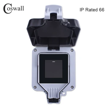 Coswall IP66 Weatherproof Waterproof Outdoor Wall Switch 1 gang 1 way On / off Light Switch
Coswall IP66 Weatherproof Waterproof Outdoor Wall Switch 1 gang 1 way On / off Light Switch
