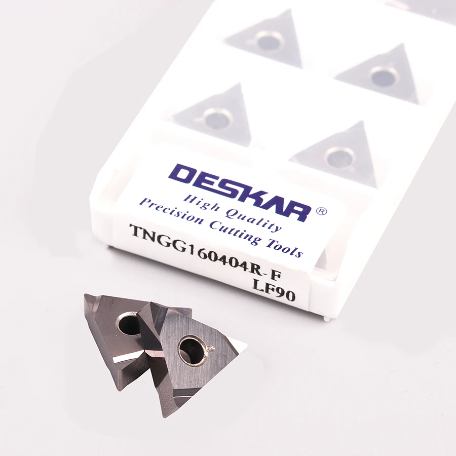 TNGG160404R-F LF90 TNGG160404L-F LF90 Cermet blade CNC Lathe Tool Wear-resistant Cutting Turning Tool suitable for steel cutting
TNGG160404R-F LF90 TNGG160404L-F LF90 Cermet blade CNC Lathe Tool Wear-resistant Cutting Turning Tool suitable for steel cutting