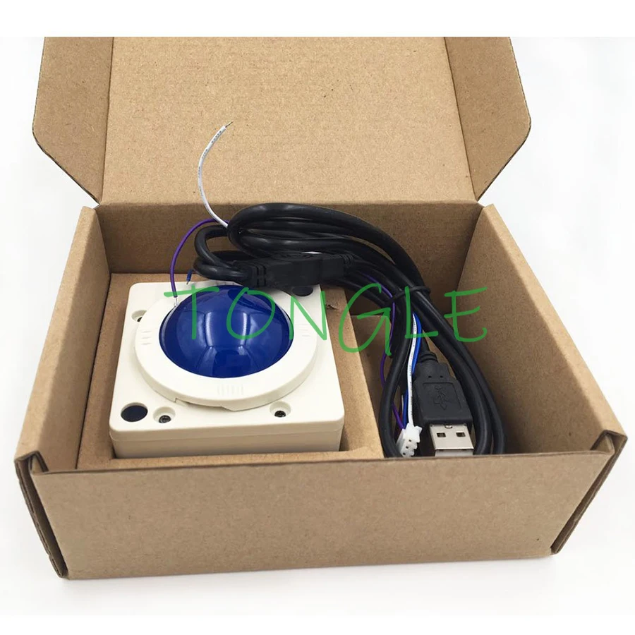 

Arcade Trackball 2 inch 4.5cm Diameter Round Connector PC Tracking ball mouse design for Classical Game 60 in 1 PCB board