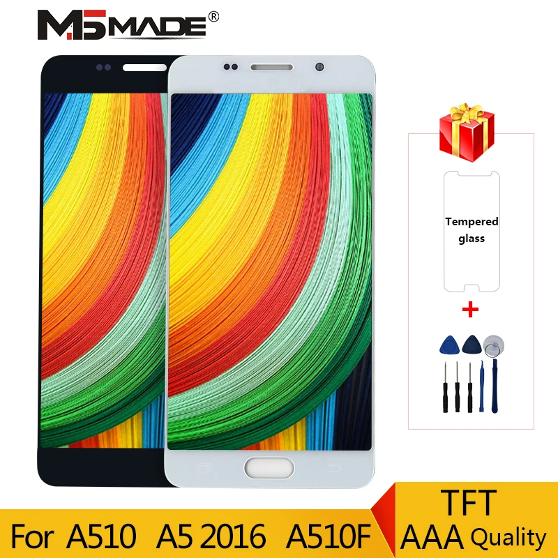 A510 LCD For Samsung Galaxy A5 2016 A510F LCD A510M SM-A510F Display Touch Screen Assembly Parts 100% Tested Adjust brightness
A510 LCD For Samsung Galaxy A5 2016 A510F LCD A510M SM-A510F Display Touch Screen Assembly Parts 100% Tested Adjust brightness