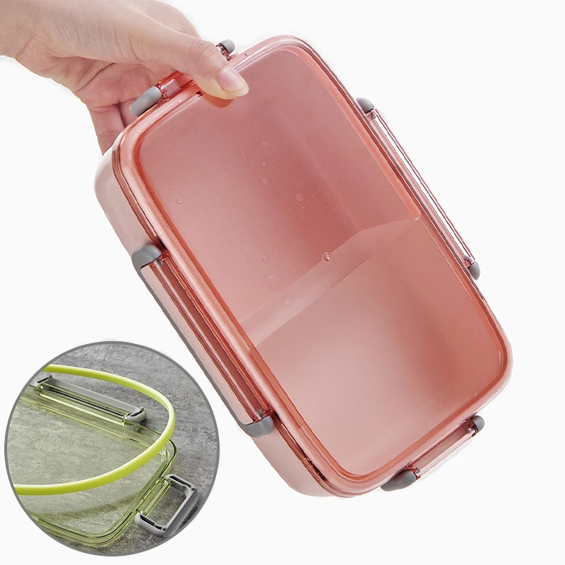 TUUTH New Microwave Lunch Box Independent Lattice For Kids Bento Box Portable Leak-Proof Bento Lunch Box Food Container8