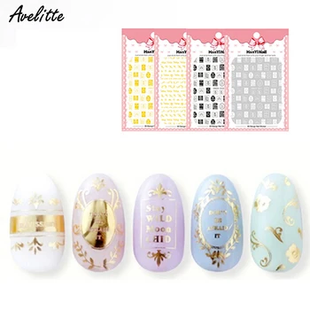 Avelitte Explosion Stickers Shanail With 3D Nail Applique Adhesive Nail Stickers Commonly Used Gold Black White English
Avelitte Explosion Stickers Shanail With 3D Nail Applique Adhesive Nail Stickers Commonly Used Gold Black White English