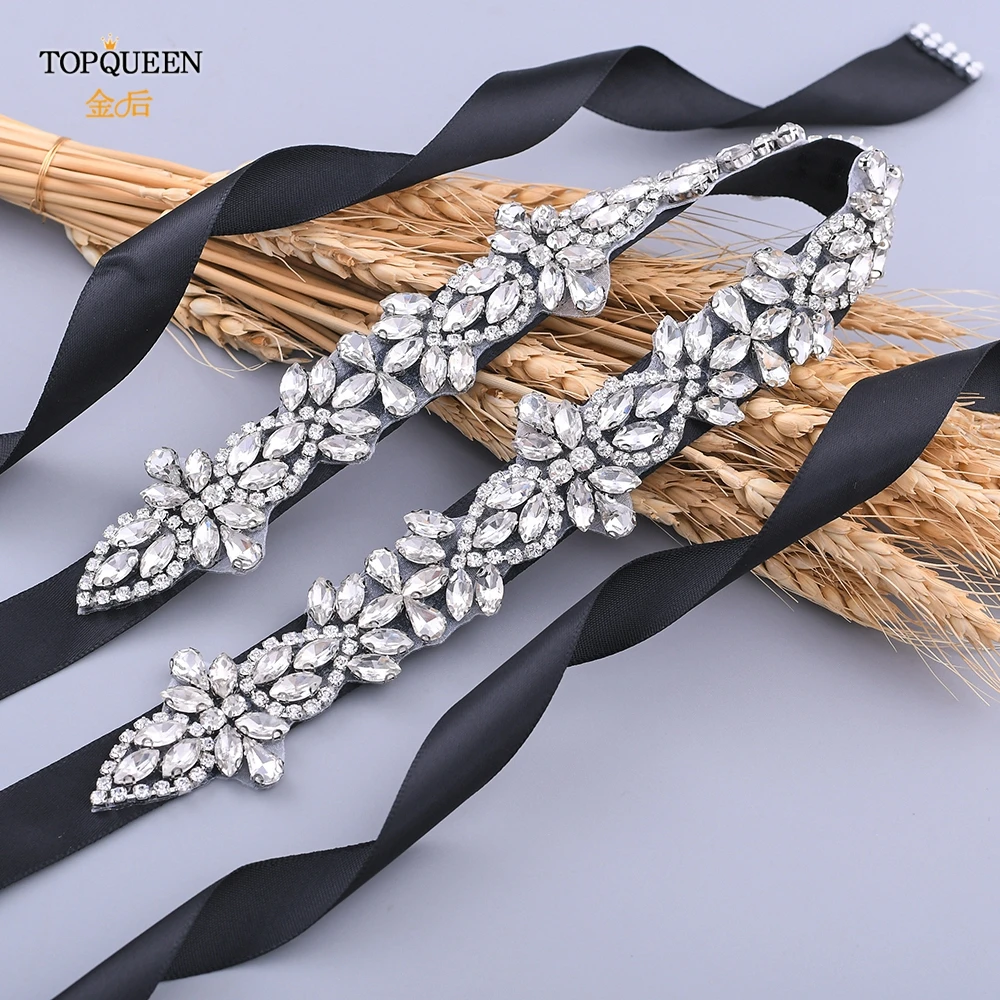 TOPQUEEN S429 Silver Rose Gold Rhinestone Belt Elegant Black Dresses Belt for Women Diamond Belt for Bridesmaid Dress Sash Belt
TOPQUEEN S429 Silver Rose Gold Rhinestone Belt Elegant Black Dresses Belt for Women Diamond Belt for Bridesmaid Dress Sash Belt