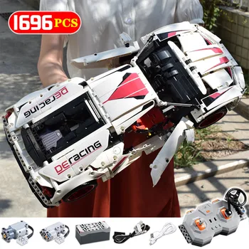 Remote Control vehicle Assembled MOC Model Building Blocks Technic RC/non-RC Racing Car Bricks Toy for children
Remote Control vehicle Assembled MOC Model Building Blocks Technic RC/non-RC Racing Car Bricks Toy for children