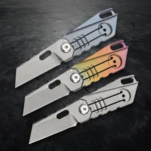 Mini Outdoor High Quality Titanium Alloy Survival Folding Knife Portable Camping EDC Tool Pocket Tactical Knives HW641
Mini Outdoor High Quality Titanium Alloy Survival Folding Knife Portable Camping EDC Tool Pocket Tactical Knives HW641