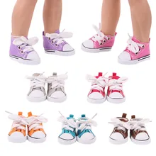 5cm Shoes For Dolls Handmade Multicolor Canvas Shoes Fit 14.5 Inch American Wellie Wishers Doll&Nacy&EXO Doll Toy For Girls Gift
5cm Shoes For Dolls Handmade Multicolor Canvas Shoes Fit 14.5 Inch American Wellie Wishers Doll&Nacy&EXO Doll Toy For Girls Gift