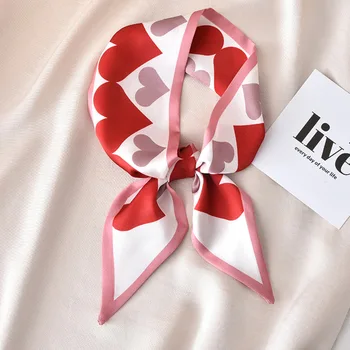 Korean Cute Print Small Silk Scarf 2020 New Pack Bandage Fashion Hit Color Ribbons Women C117
Korean Cute Print Small Silk Scarf 2020 New Pack Bandage Fashion Hit Color Ribbons Women C117