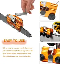 Household chain grinder Chain saw sharpening tool Portable chain clamp sharpener Hand-cranked chain sharpener Electric saw chain
Household chain grinder Chain saw sharpening tool Portable chain clamp sharpener Hand-cranked chain sharpener Electric saw chain