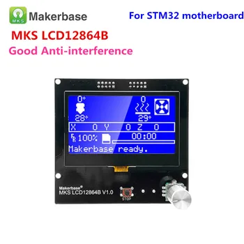 3D printer display panel LCD12864 controller Reprap 12864 lcd MKS LCD12864A screen LCD module for MKS gen v1.4 GEN_L motherboard
3D printer display panel LCD12864 controller Reprap 12864 lcd MKS LCD12864A screen LCD module for MKS gen v1.4 GEN_L motherboard
