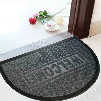 Door Mat Floor Mat Half Circle Fan Carpet Thick Rubber Waterproof Non Slip Easy Clean Indoor Outdoor Entrance Home Hotel Welcome
Door Mat Floor Mat Half Circle Fan Carpet Thick Rubber Waterproof Non Slip Easy Clean Indoor Outdoor Entrance Home Hotel Welcome
