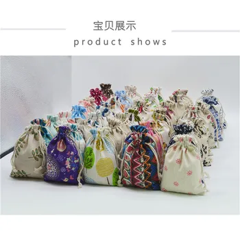 Printed Cotton Small Commodity Storage for Gift Jewelry Bags Packaging Linen drawstring bag
Printed Cotton Small Commodity Storage for Gift Jewelry Bags Packaging Linen drawstring bag