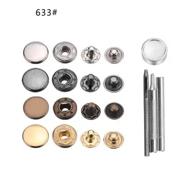 40/80/100/120 Pcs/set Snap Fastener Kit Button Tool Press Studs Set Clothing Snaps Fixing Tool For Leather Craft Repairing Hot
40/80/100/120 Pcs/set Snap Fastener Kit Button Tool Press Studs Set Clothing Snaps Fixing Tool For Leather Craft Repairing Hot