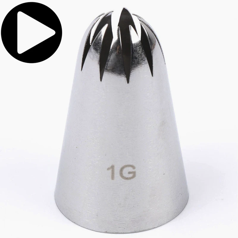 #1G Large Metal Cake Nozzles Baking Pastry Tools Cookies Chocolate Confectionary Decorating Tips Flower Design Spout
#1G Large Metal Cake Nozzles Baking Pastry Tools Cookies Chocolate Confectionary Decorating Tips Flower Design Spout