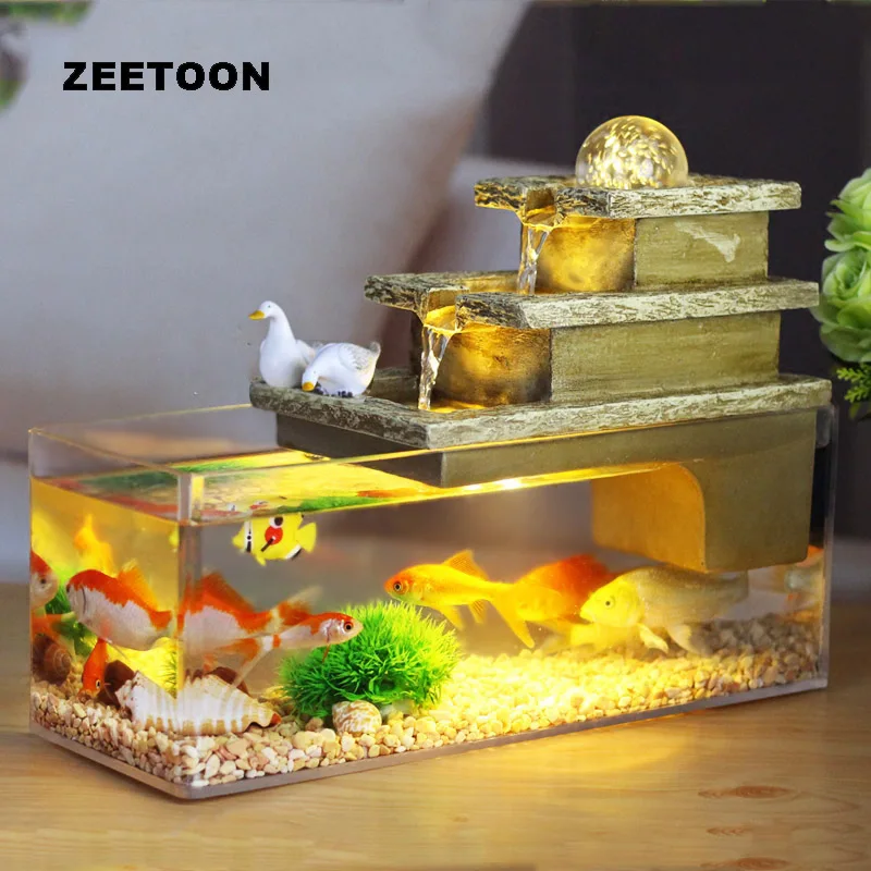 110V / 220V Water Fountain Home Decoration Accessories Fish Tank Landscape Feng Shui Decor Crafts Bonsai Humidifier Souvenir Art
110V / 220V Water Fountain Home Decoration Accessories Fish Tank Landscape Feng Shui Decor Crafts Bonsai Humidifier Souvenir Art