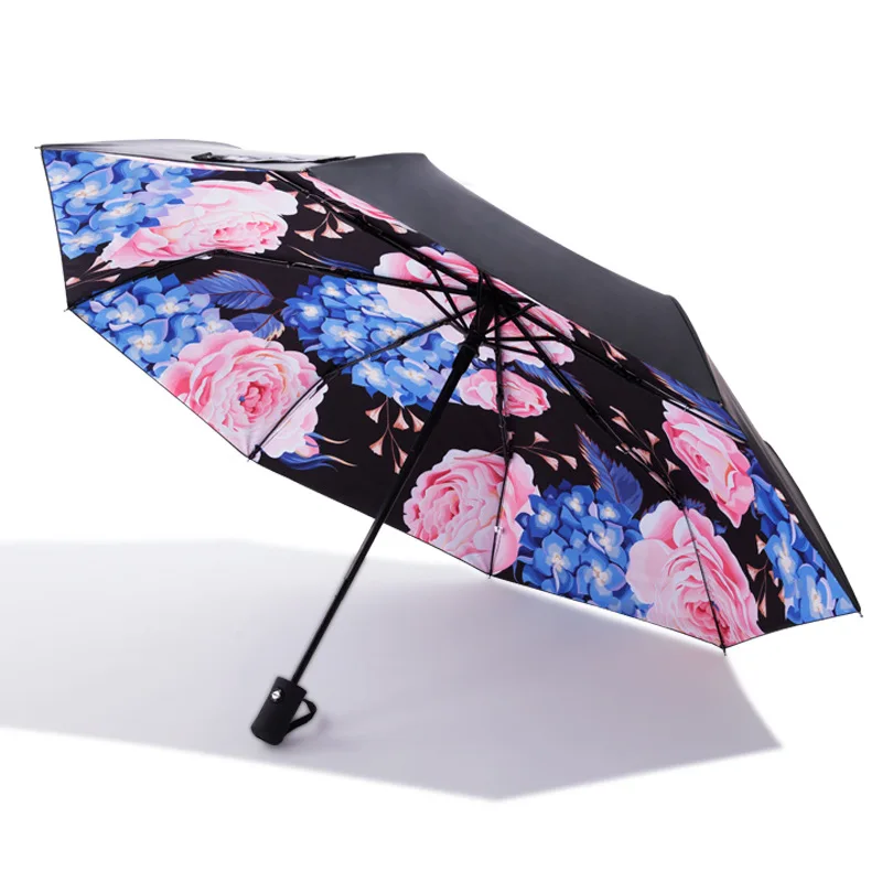 Women 3D Sunny Rainy Creative New Pattern Black Coating Multifunction 3 Folding Umbrellas Girls Cute Umbrellas
Women 3D Sunny Rainy Creative New Pattern Black Coating Multifunction 3 Folding Umbrellas Girls Cute Umbrellas