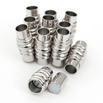20pcs/lot 6mm Rhodium Color Cylinder Stronger Magnetic Clasps For Jewelry Connectors Diy Making Accessories Findings
20pcs/lot 6mm Rhodium Color Cylinder Stronger Magnetic Clasps For Jewelry Connectors Diy Making Accessories Findings