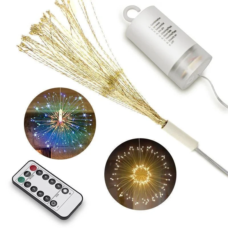 LED Fairy Lights 8 Modes Dimmable StringLights with Remote Control for Party Home Outdoor LB88
LED Fairy Lights 8 Modes Dimmable StringLights with Remote Control for Party Home Outdoor LB88