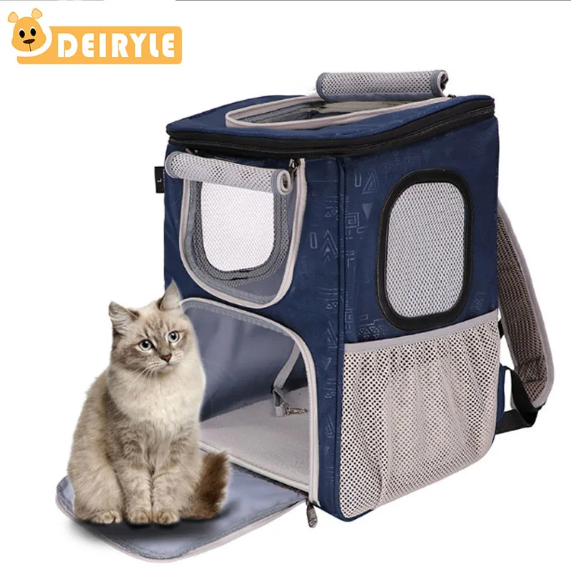 

Pet Backpack Pet Carrier Pet Travel Bag Airline Approved Pet Bag for Cats and Dogs Small Animals Under 20LBS Mesh Ventilation Dog Carrier Backpack