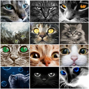 HUACAN Painting By Numbers Cat Drawing On Canvas HandPainted Art Gift DIY Picture By Number Animal Kits Home Decoration
HUACAN Painting By Numbers Cat Drawing On Canvas HandPainted Art Gift DIY Picture By Number Animal Kits Home Decoration