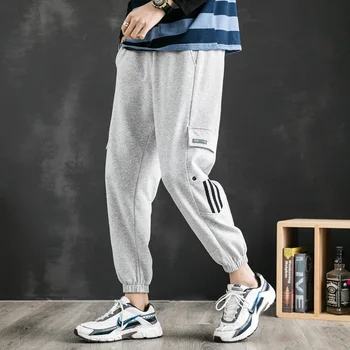2020 Spring Gray Overalls Sports Pants Men's Trend Korean Version of The Ins Loose Wild Student Casual Pants Men's Pants
2020 Spring Gray Overalls Sports Pants Men's Trend Korean Version of The Ins Loose Wild Student Casual Pants Men's Pants