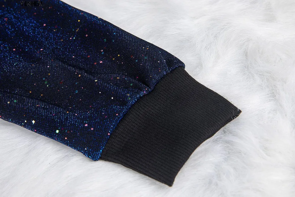 2 Two Piece Set Women Tracksuit Sexy Sequins Long Sleeve Clothes Plus Size Club Outfits Tops +Pants Sweat Suits Matching Sets 41