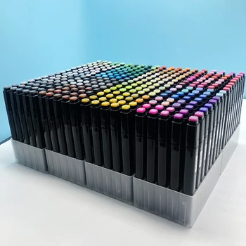 TouchFive 168 Colors Alcohol Markers Set Dual Tip Sketch Marker Pen Coloring Feutre Alcool Drawing Brush Pen Anime Art Supplies
TouchFive 168 Colors Alcohol Markers Set Dual Tip Sketch Marker Pen Coloring Feutre Alcool Drawing Brush Pen Anime Art Supplies