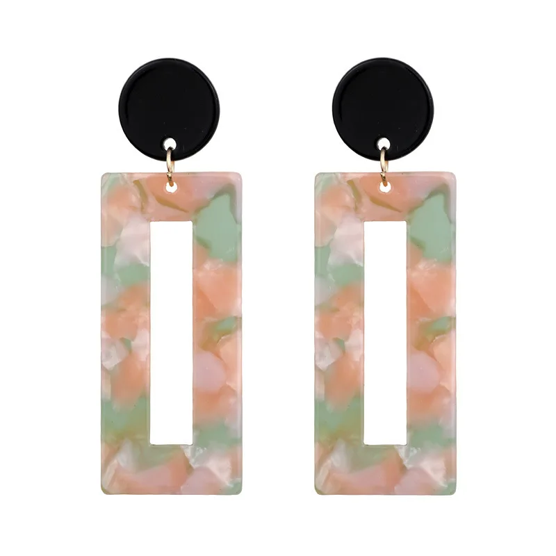 Korean Version Simple Big Brand Acetic Acid Version Leopard Print Earrings Acrylic Plate Geometry Resin Drop Earrings Wholesale
Korean Version Simple Big Brand Acetic Acid Version Leopard Print Earrings Acrylic Plate Geometry Resin Drop Earrings Wholesale