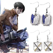 Anime Attack On Titan Wings Drop Earring Shingeki Cosplay Dangle Earrings Women Hoop Jewelry Props 
Anime Attack On Titan Wings Drop Earring Shingeki Cosplay Dangle Earrings Women Hoop Jewelry Props
