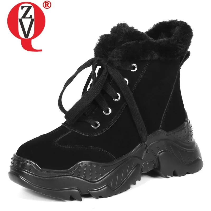 ZVQ winter new concise casual snow boots outside high heels platform cross-tied plush warm women shoes drop shipping size 33-40
ZVQ winter new concise casual snow boots outside high heels platform cross-tied plush warm women shoes drop shipping size 33-40