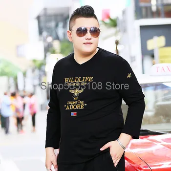 2020 Plus Fat Plus Size Men's Wear Long Sleeve T-shirt Fat Man Popular Embroidery T Shirt Autumn Clothing 
2020 Plus Fat Plus Size Men's Wear Long Sleeve T-shirt Fat Man Popular Embroidery T Shirt Autumn Clothing